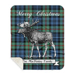 Scotstee Shop Plaid Tartan Blanket With Moose Clan MacKinlay Ancient Plaid Blanket, plaid blanket australia,plaid blanket canada,plaid christmas blanket,plaid fleece sherpa blanket,plaid sherpa blanket canada,plaid sherpa blanket lipstick,plaid sherpa blanket pink,plaid sherpa blanket queen