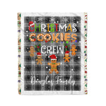 Products Personalized Gift Tartan Plaid Blanket Clan Douglas Grey With Christmas Cookie Baking Crew Christmas Gift Blanket, Plaid Blanket, Christmas Fleece Blanket, Christmas Blanket, Tartan Blanket, Scottish Blanket, Scotland Blanket, Family Name Blanket, Custom Blanket, Personalized Blanket