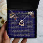 To My Beautiful Soulmate Necklace In Your Eyes I Have Found My Home Clan Crichton Tartan Forever Love Necklace