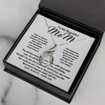 To My Beautiful Mom Necklace The Best Mom Anyone Could Wish For, Mother's Day Phoenix Rising Necklace