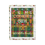 Personalized Gift Tartan Plaid Blanket Clan MacMillan Ancient With Christmas Cookie Baking Crew Christmas Gift Blanket, Plaid Blanket, Christmas Fleece Blanket, Christmas Blanket, Tartan Blanket, Scottish Blanket, Scotland Blanket, Family Name Blanket, Custom Blanket, Personalized Blanket
