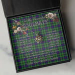 To My Beautiful Soulmate Necklace In Your Eyes I Have Found My Home Clan Duncan Tartan Crown Pendant Necklace