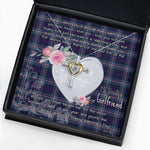 Gift For My Beautiful Girlfriend Necklace Valentine Necklace Clan Nevoy Tartan Cross Dancing Necklace Scottish Tartan Jewelry