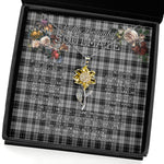 To My Beautiful Soulmate Sunflower Necklace In Your Eyes I Have Found My Home Clan Troup Tartan Jewelry For Girlfriend, Tartan Sunflower Pendant Necklace, Scottish Tartan Jewelry, valentine necklace, necklace girlfriend, necklace for wife, cute necklaces for girlfriend, jewelry for girlfriend, to my soulmate necklace, to my future wife necklace