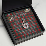 To My Beautiful Soulmate Necklace In Your Eyes I Have Found My Home Clan Carr Tartan Rising Phoenix Necklace