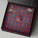 To My Beautiful Soulmate Necklace In Your Eyes I Have Found My Home Clan Haldane Tartan Crown Pendant Necklace