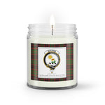 Soy Wax Candle - Buffalo Plaid Candle Clan Crest Badge Buchan Tartan Plaid Soy Wax Candle, oil candle, candle handmade, wax candle, soy wax, nature wax, natural soy wax, natural soy candles, natural candle