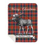 Scotstee Shop Plaid Tartan Blanket With Moose Clan MacDuff Ancient Plaid Blanket, plaid blanket australia,plaid blanket canada,plaid christmas blanket,plaid fleece sherpa blanket,plaid sherpa blanket canada,plaid sherpa blanket lipstick,plaid sherpa blanket pink,plaid sherpa blanket queen