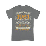 February 1961 Vintage 60 Years Old 60th Birthday Gift Family Birthday Shirt 60th birthday gifts - Scotstee Shop