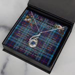 To My Beautiful Soulmate Necklace In Your Eyes I Have Found My Home Clan McCorquodale Tartan Rising Phoenix Necklace