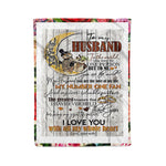 Scotstee Shop - Personalized Gift Letter To my Husband And Forever Lover You Cute Gift Fleece Blanket