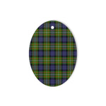 Ferguson Modern Tartan Oval Ornaments, Christmas Tree Ornament, Plaid Christmas Ornaments, Ceramic Oval Christmas Tree Decoration, Tartan Oval Ornaments, Christmas Tree Ornament, Plaid Christmas Ornaments, Ceramic Oval Christmas Tree Decoration