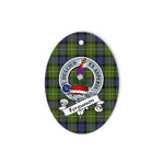 Ferguson Scottish Clan Badge Plaid Ornament Gift. Christmas Tree Ornament Ferguson Tartan Ornament,  ceramic ornament, personalized christmas ornaments, christmas tree ornaments, christmas door decorations, Plaid Ornament, Tartan Ceramic Ornament