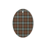 Ferguson Weathered Tartan Oval Ornaments, Christmas Tree Ornament, Plaid Christmas Ornaments, Ceramic Oval Christmas Tree Decoration, Tartan Oval Ornaments, Christmas Tree Ornament, Plaid Christmas Ornaments, Ceramic Oval Christmas Tree Decoration