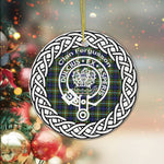 Fergusson Clan Tartan Crest Badge Plaid Ornament Gift. Christmas Tree Ornament Tartan Ornament Great Christmas Ornaments Gift - Scotstee Shop