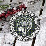 Fergusson Clan Tartan Crest Badge Plaid Ornament Gift. Christmas Tree Ornament Tartan Ornament Great Christmas Ornaments Gift - Scotstee Shop