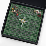 To My Beautiful Soulmate Necklace In Your Eyes I Have Found My Home Clan MacDonald Lord Of The Isles Tartan Cross Dancing Necklace