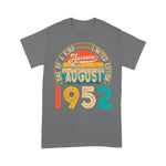 Vintage 69 Years Old Decoration Born In August 1952 69th Birthday Shirt - Scotstee Shop