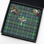 To My Beautiful Soulmate Necklace In Your Eyes I Have Found My Home Clan MacThomas Ancient Tartan Cross Dancing Necklace