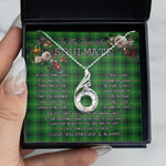 To My Beautiful Soulmate Necklace In Your Eyes I Have Found My Home Clan Arthur Tartan Rising Phoenix Necklace, valentine necklace, necklace girlfriend, necklace for wife, cute necklaces for girlfriend, jewelry for girlfriend, to my soulmate necklace, to my future wife necklace, heart necklace for girlfriend, tartan heart necklace, necklace jewelry, valentines day necklace, valentines necklace for her, valentines day necklace for her, valentine's day necklace for girlfriend,