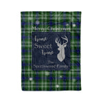 Scotstee Shop Tartan Plaid Christmas Fleece Blankets Clan Spottiswood Plaid Blanket