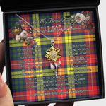 To My Beautiful Soulmate Sunflower Necklace In Your Eyes I Have Found My Home Clan Masterton Bcn Tartan Jewelry For Girlfriend