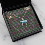 Sea Turtle Necklace To My Beautiful Soulmate Necklace In Your Eyes I Have Found My Home Clan Crosbie Tartan Blue Turtle Necklace