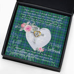 Gift For My Beautiful Girlfriend Necklace Valentine Necklace Clan Douglas Ancient Tartan Cross Dancing Necklace Scottish Tartan Jewelry