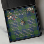To My Beautiful Soulmate Necklace In Your Eyes I Have Found My Home Clan Montgomery Modern Tartan Crown Pendant Necklace