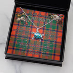 Sea Turtle Necklace To My Beautiful Soulmate Necklace In Your Eyes I Have Found My Home Clan Stewart of Appin Ancient Tartan Blue Turtle Necklace