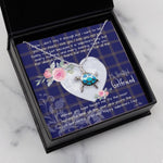 Sea Turtle Necklace Gift for My Beautiful Girlfriend Valentines Necklace Clan Crichton Tartan Blue Turtle Necklace