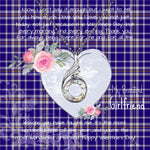 Rising Phoenix Necklace - Valentine Necklace Clan Allardice Tartan Gift for Girlfriend, Gift for My Wife Rising Phoenix Necklace
