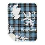 Sherpa Blanket - Tartan Blanket Thistle and Lion Scottish Clan Clark Plaid Blanket, plaid sherpa blanket queen,purple sherpa blanket,queen sherpa blanket,queen size sherpa blanket,red sherpa blanket,scottish tartan blankets,sherpa blanket,sherpa christmas blanket