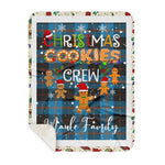 Personalized Gift Tartan Plaid Blanket Clan Maule Ancient With Christmas Cookie Baking Crew Christmas Gift Sherpa Blanket, tartan sherpa blanket,buffalo plaid sherpa blanket,christmas sherpa blanket,Christmas Throw Blanket,green plaid sherpa blanket,green sherpa blanket