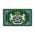 Doormat - Welcome Mat Scottish Forsyth Modern Tartan Door Mat, Plaid Doormat