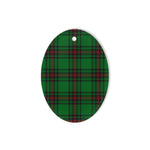 Fife District Tartan Oval Ornaments, Christmas Tree Ornament, Plaid Christmas Ornaments, Ceramic Oval Christmas Tree Decoration, Tartan Oval Ornaments, Christmas Tree Ornament, Plaid Christmas Ornaments, Ceramic Oval Christmas Tree Decoration
