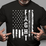 Scotstee Shop - Fight USA Flag Leukemia Awareness Cancer Survivor Gift 4th Of July Shirt Leukemia Shirts leukemia awareness shirt
