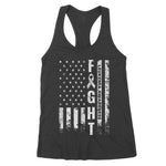 Fight USA Flag Leukemia Awareness Cancer Survivor Gift Women's Tank Top leukemia awareness shirt - Scotstee Shop