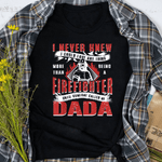 Scotstee Shop - Firefighter Dad Shirt Love Being Dada Dad - Father Day Shirts