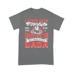 Scotstee Shop - Firefighter Dad Shirt Love Being Dada Dad - Father Day Shirts