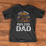 Scotstee Shop - First Fathers Day Gifts Best Trucking Papa Ever Truck Driver Father Day Shirts