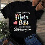 Scotstee Shop - First Mothers Day Shirt I Have Two Tittles Mom and Bibi Mother Day Shirts