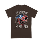 Scotstee Shop - Fishing America USA 4th of July I'd Rather Be Fishing 4th Of July Shirt