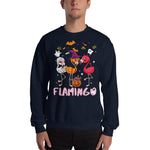 Flamingo Awesome Halloween womens halloween sweatshirts, halloween sweatshirt plus size - Scotstee Shop