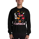 Flamingo Awesome Halloween womens halloween sweatshirts, halloween sweatshirt plus size - Scotstee Shop
