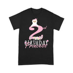 Flamingo Shirt 2nd Birthday Princess Llama Girl Llamazing 2 Years Old Party - Scotstee Shop