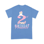 Flamingo Shirt 2nd Birthday Princess Llama Girl Llamazing 2 Years Old Party - Scotstee Shop