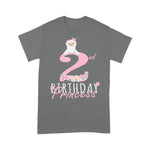 Flamingo Shirt 2nd Birthday Princess Llama Girl Llamazing 2 Years Old Party - Scotstee Shop