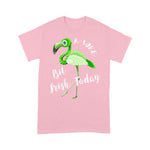 Flamingo Shirt A Wee Bit Irish Today Green Flamingo St Patricks Day - Scotstee Shop