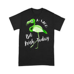 Flamingo Shirt A Wee Bit Irish Today Green Flamingo St Patricks Day - Scotstee Shop